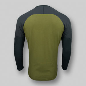 wildebeest bco - tactical long sleeve tee - lizard - back neu